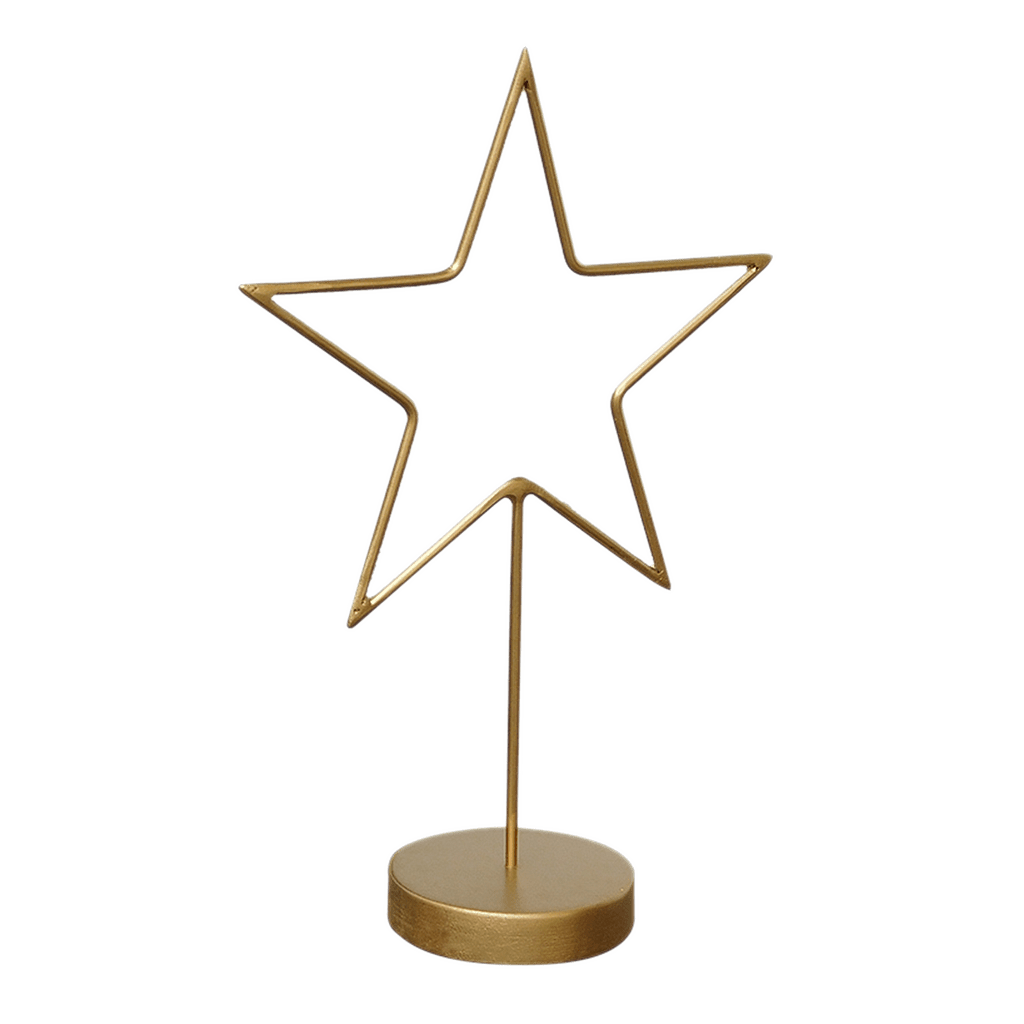 NADI Metal standing star H30 Gold Furniture & Decoration｜Decosy