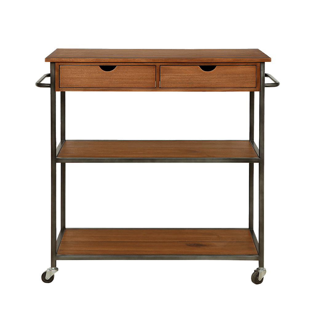 PALMI Kitchen trolley L100 x H90 Vintage anthracite and Washed