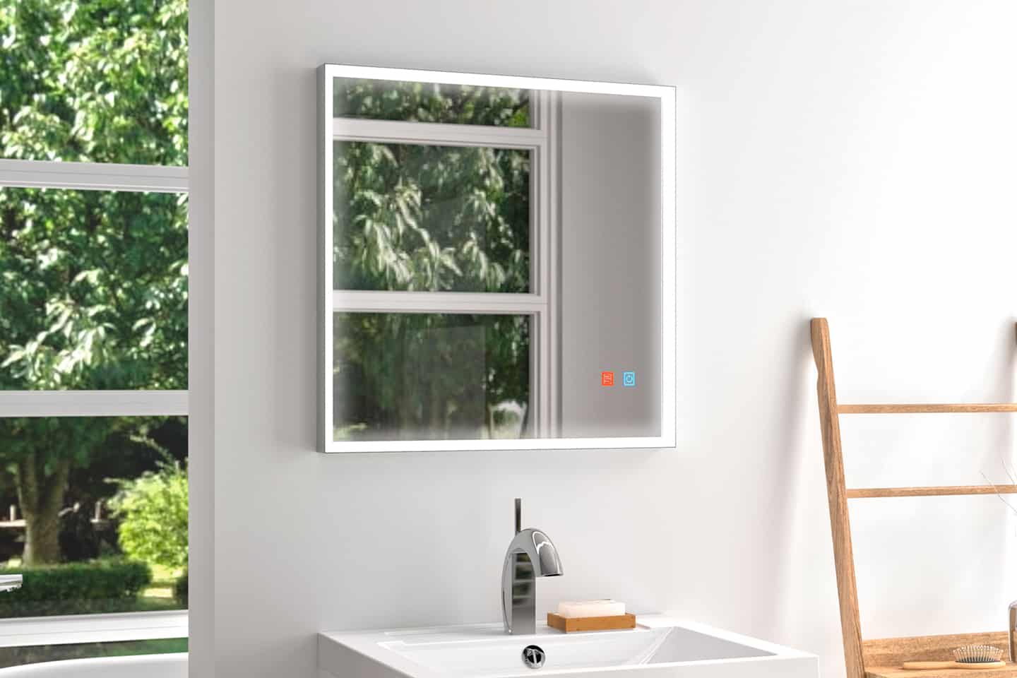 DIVIN + Miroir DECOTEC Meubles de salle de bains