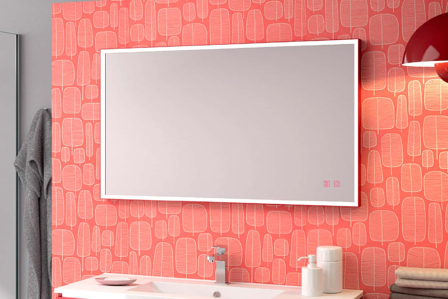 DIVIN + Miroir DECOTEC Meubles de salle de bains