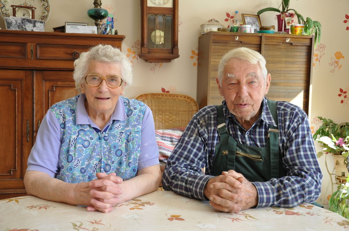 Adeline et Joseph 60 ans de mariage.