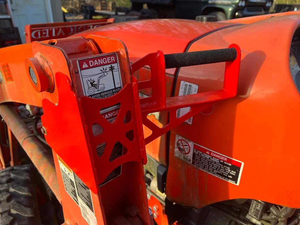 Kubota Loader Mount Grab Handle ⋆ DEDCON METALWORKS