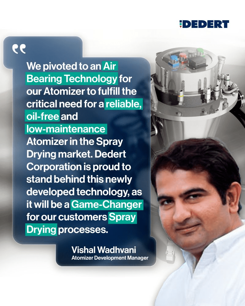 Air Bearing Atomizer (ABA) Dedert