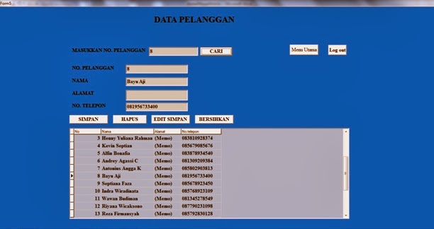 Desain Aplikasi Untuk Mesin Kasir MY WORLD