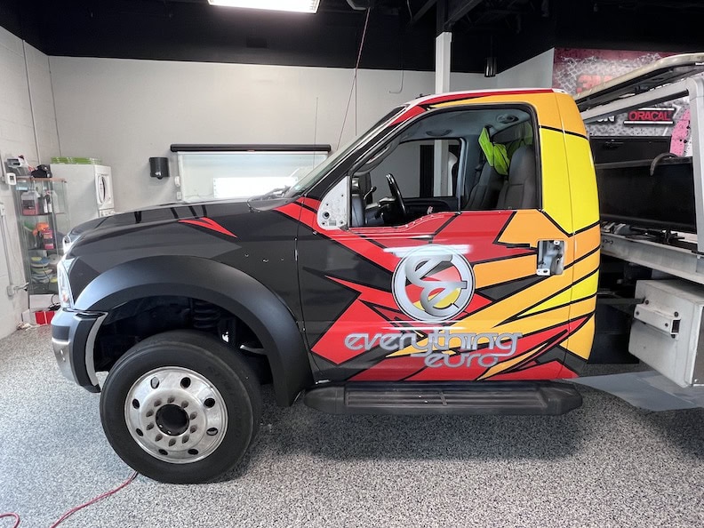 Vehicle Advertising Wraps Greensboro NC DeDona Tint & Sound