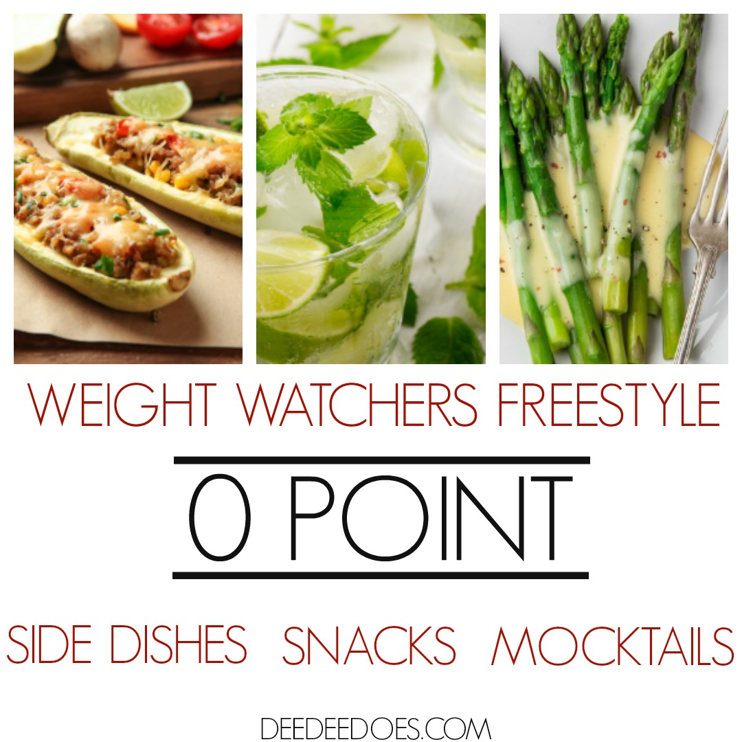 Weight Watchers Freestyle 0 Point Side Dishes Snacks Mocktails