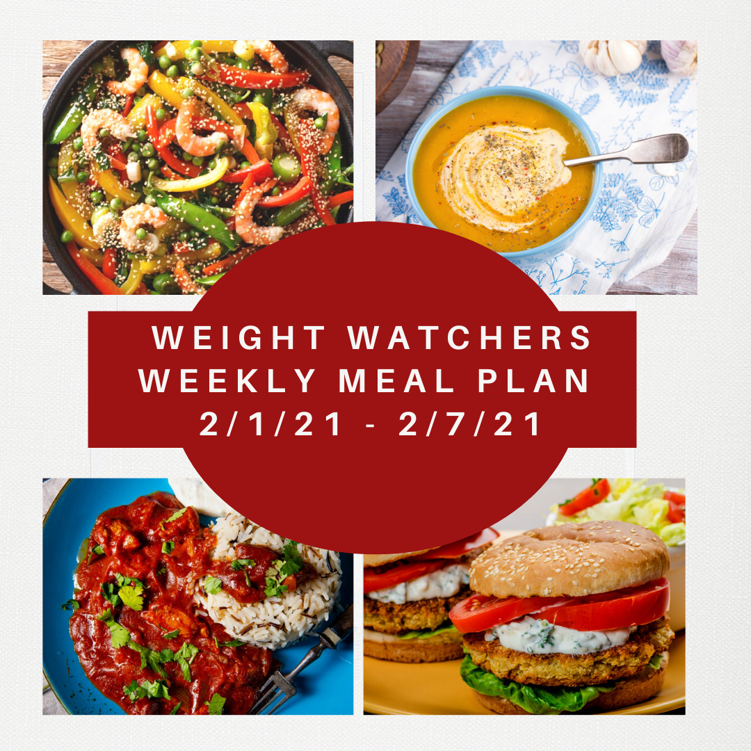 Weight Watchers Weekly Meal Plan for Weight Loss 2/12/7
