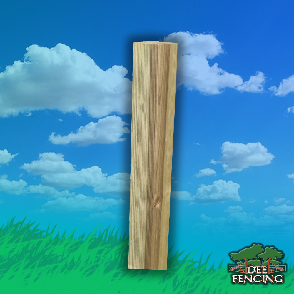 2400 x 100 x 100 Timber post Dee Fencing