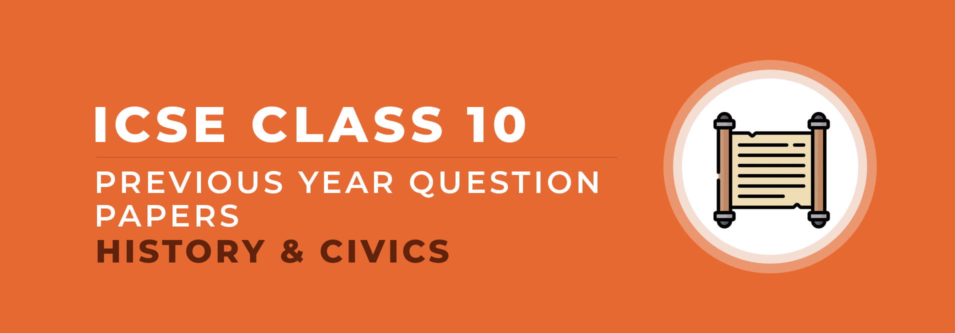 ICSE Class 10 History Previous Year Question Papers Deeksha Learning