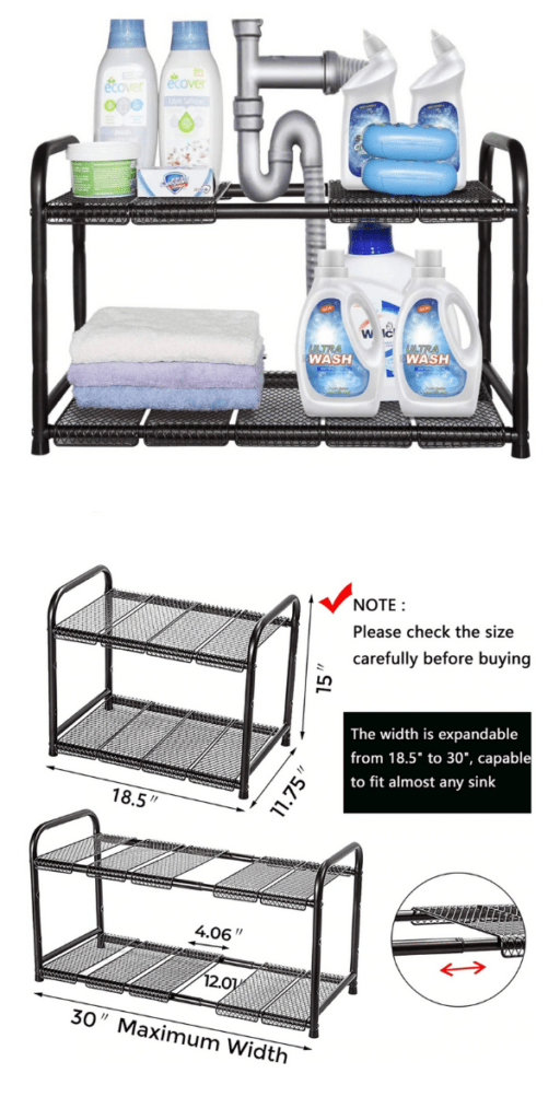 How to Organize Under the Kitchen Sink