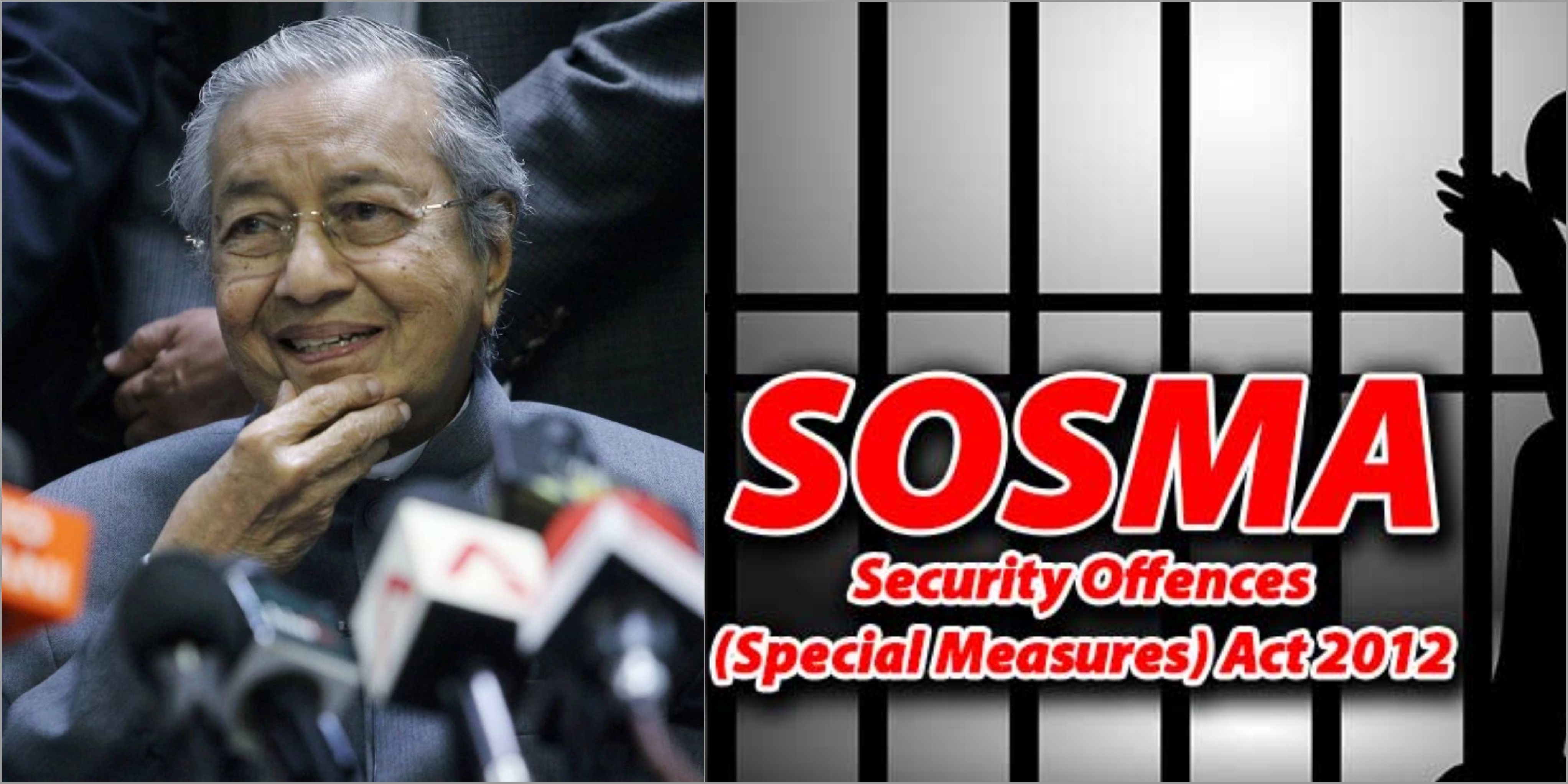 Tun Mahathir Umum UndangUndang SOSMA Bakal Dimansuhkan