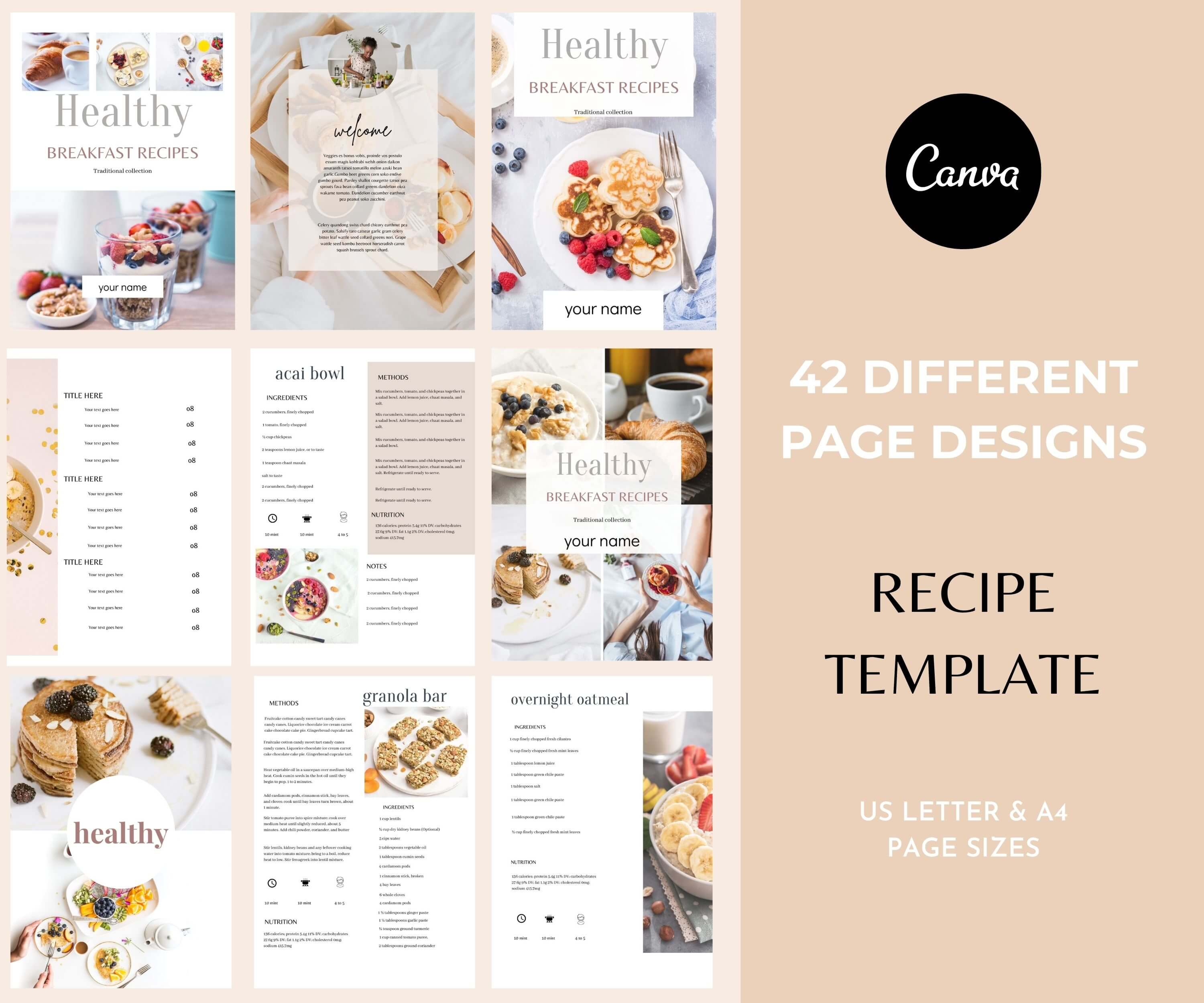 Recipe ebook Template