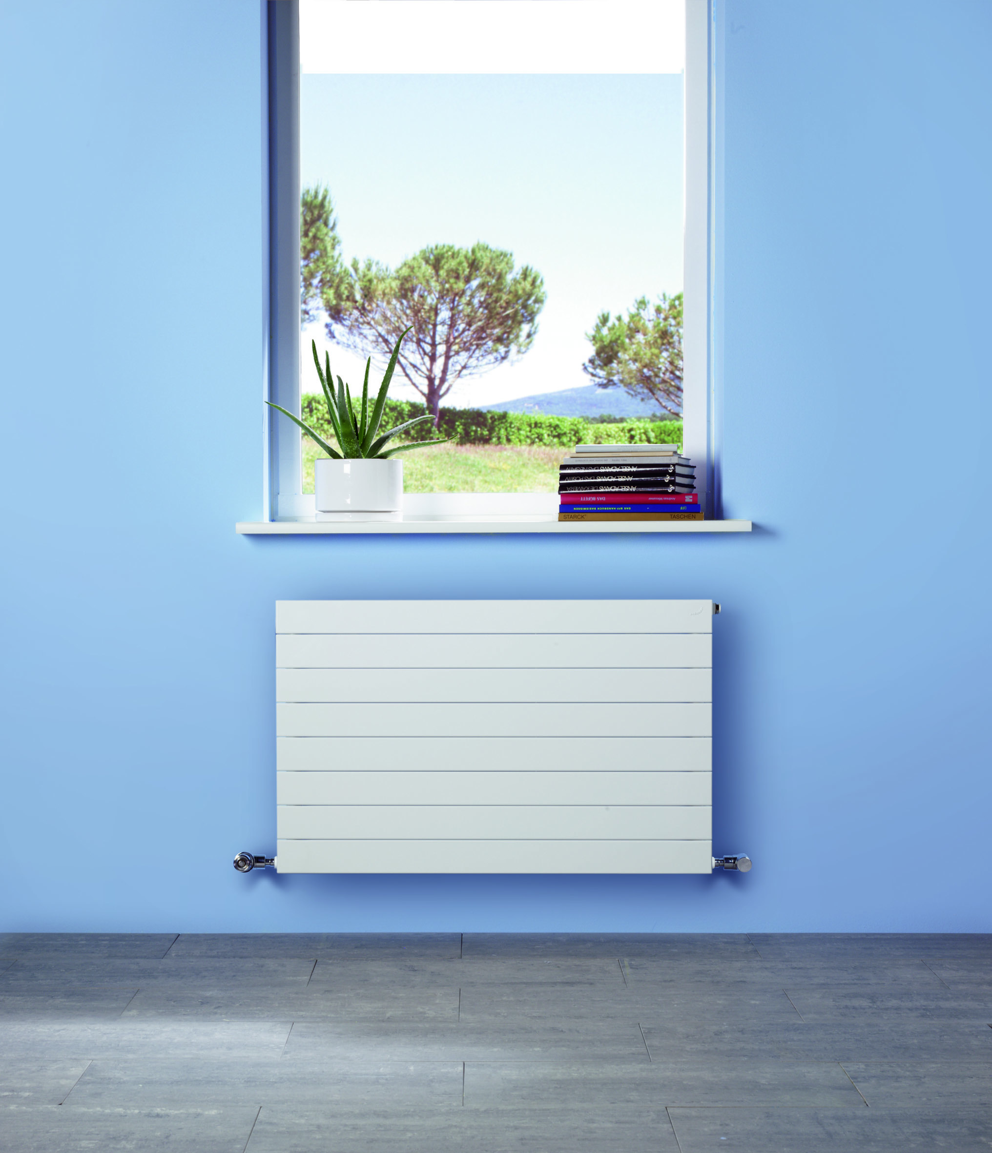 Zehnder Nova Radiator Deep Blue Bathrooms