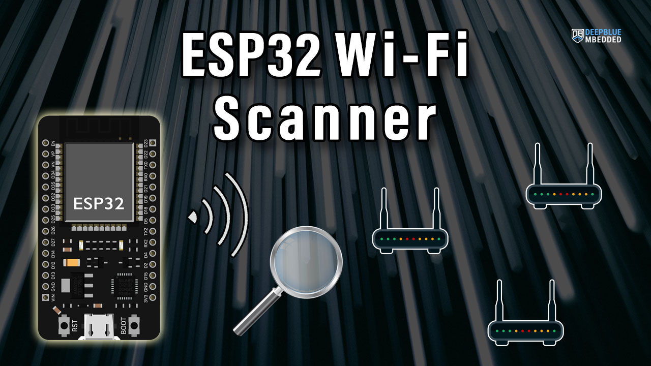 ESP32 WiFi Scan For Networks Example (Arduino IDE)