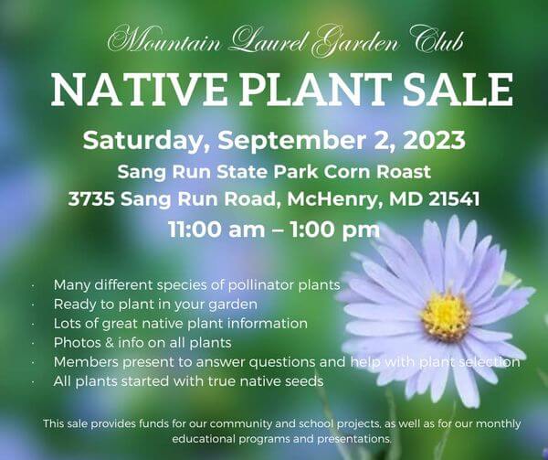 Native Plant Sale at Sang Run State Park Deep Creek Times