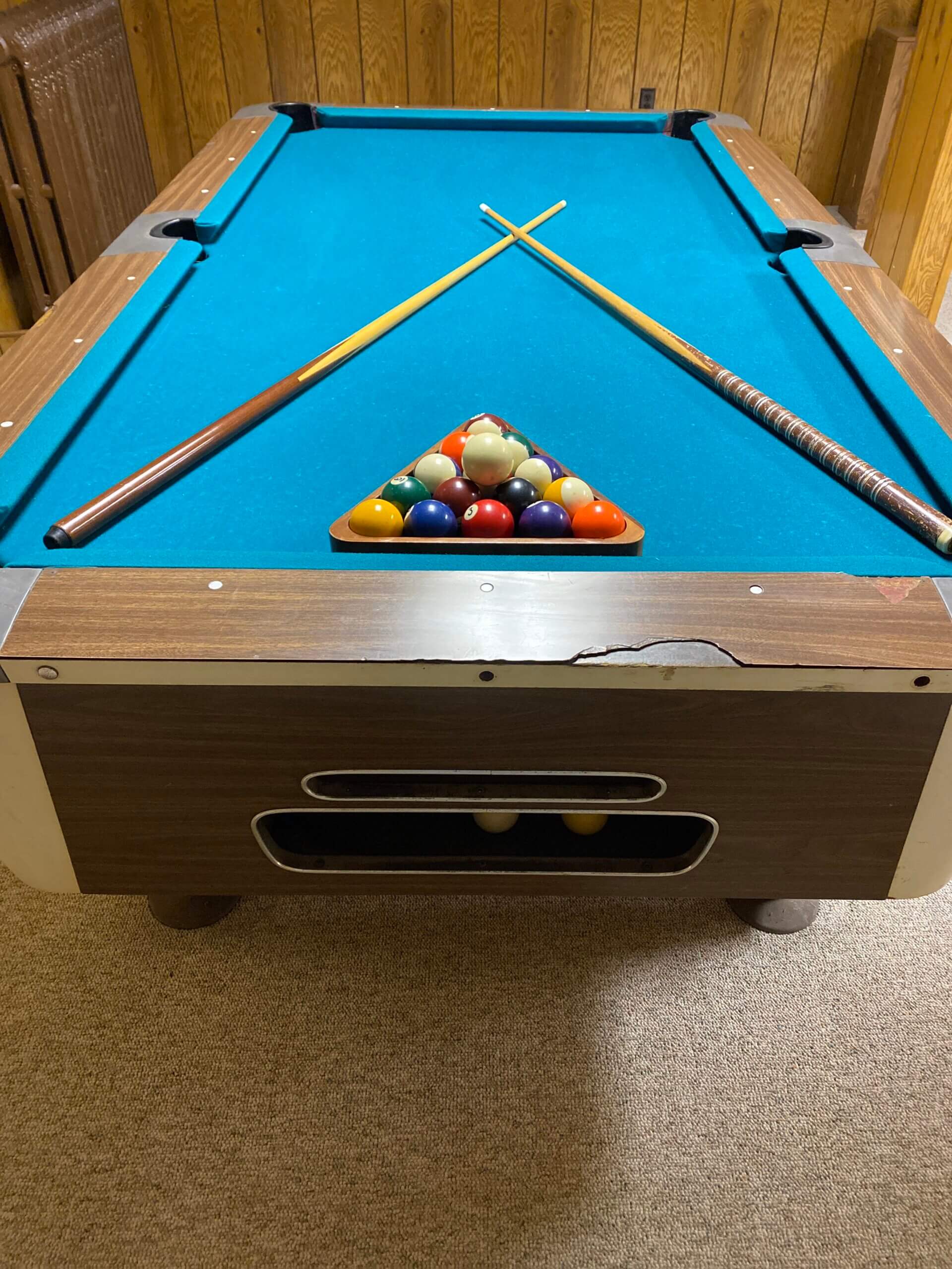 Slate Top Pool Table Deep Creek Times