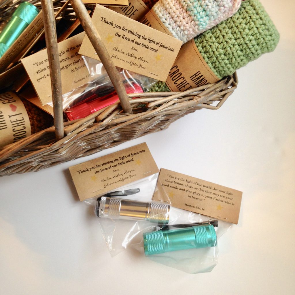 Shine the Light Teacher and Volunteer Gift Tag Deeper KidMin