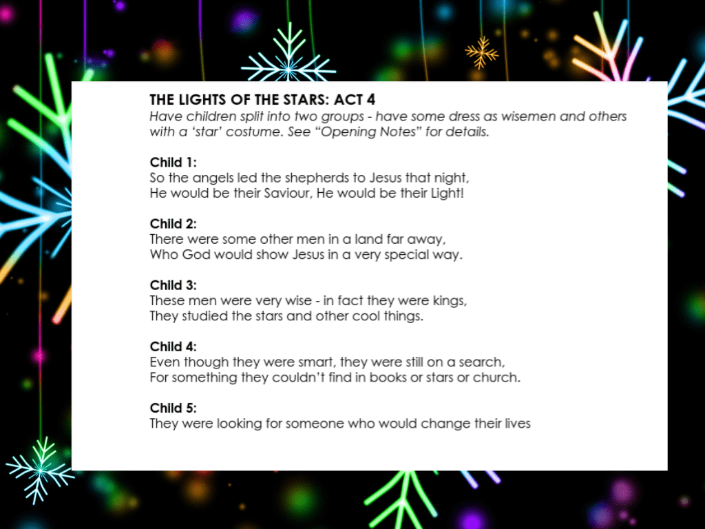 The Lights of Christmas An Easy Production Deeper KidMin