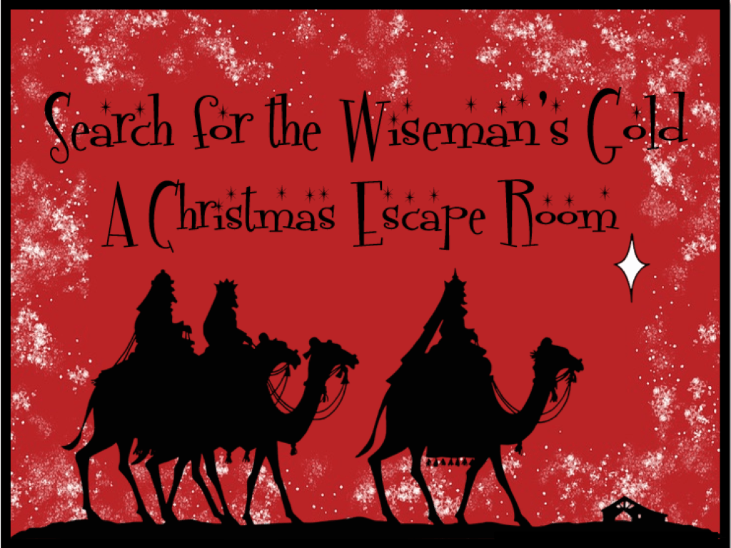 Find The Escape-Men 185: Christmas Search for the Wiseman’s Gold Christmas Escape Room Deeper KidMin