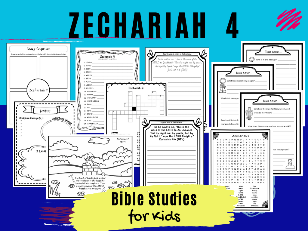 Bible Studies for Kids Zechariah 4 Deeper KidMin