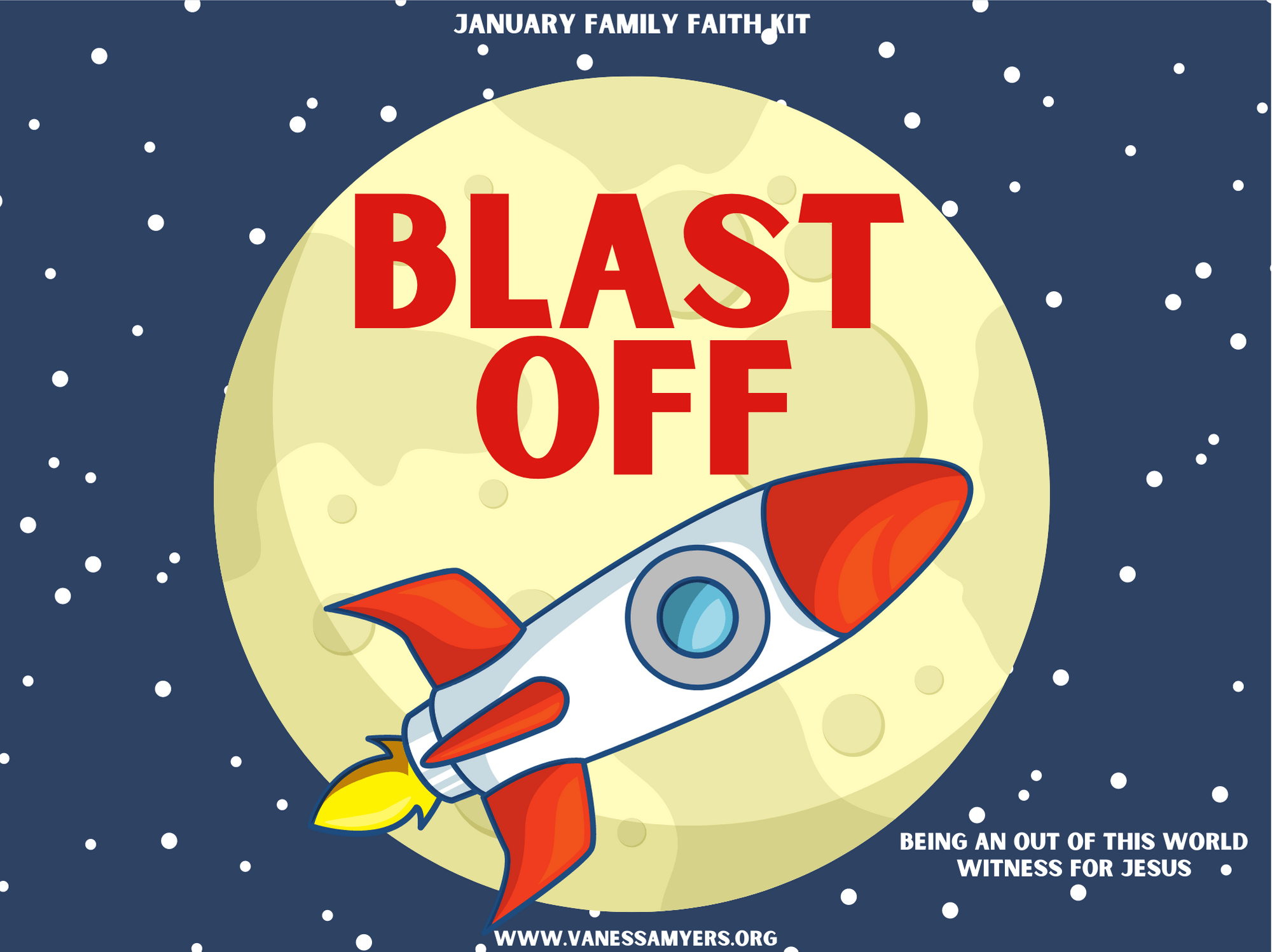 Blast Off January Family Faith Kit Deeper KidMin