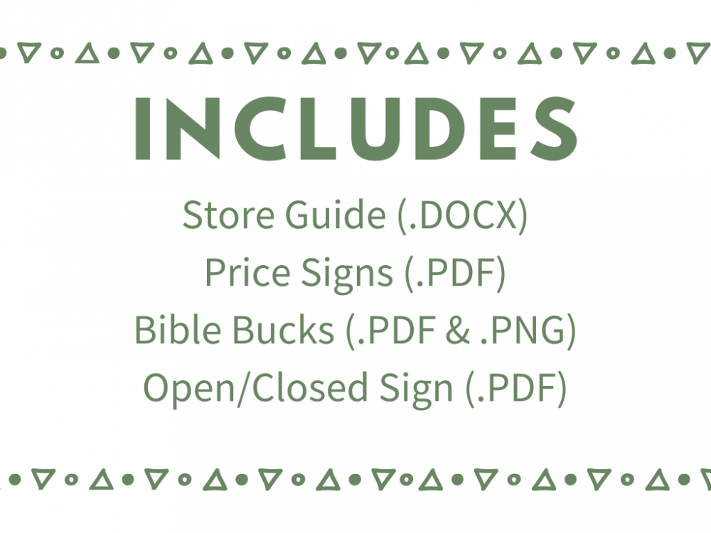 Bible Bucks Store Guide Deeper KidMin