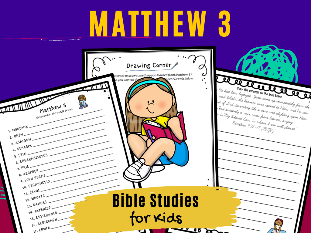 Bible Studies for Kids Matthew 3 Deeper KidMin