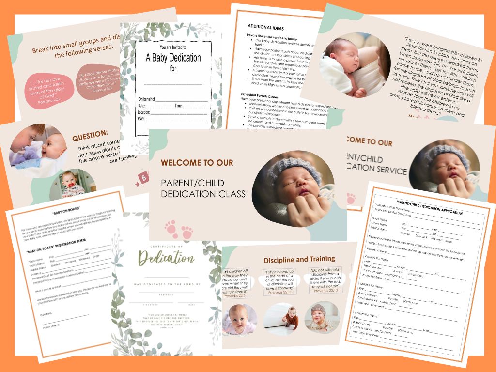 Parent/Child Dedication Milestone Class Deeper KidMin