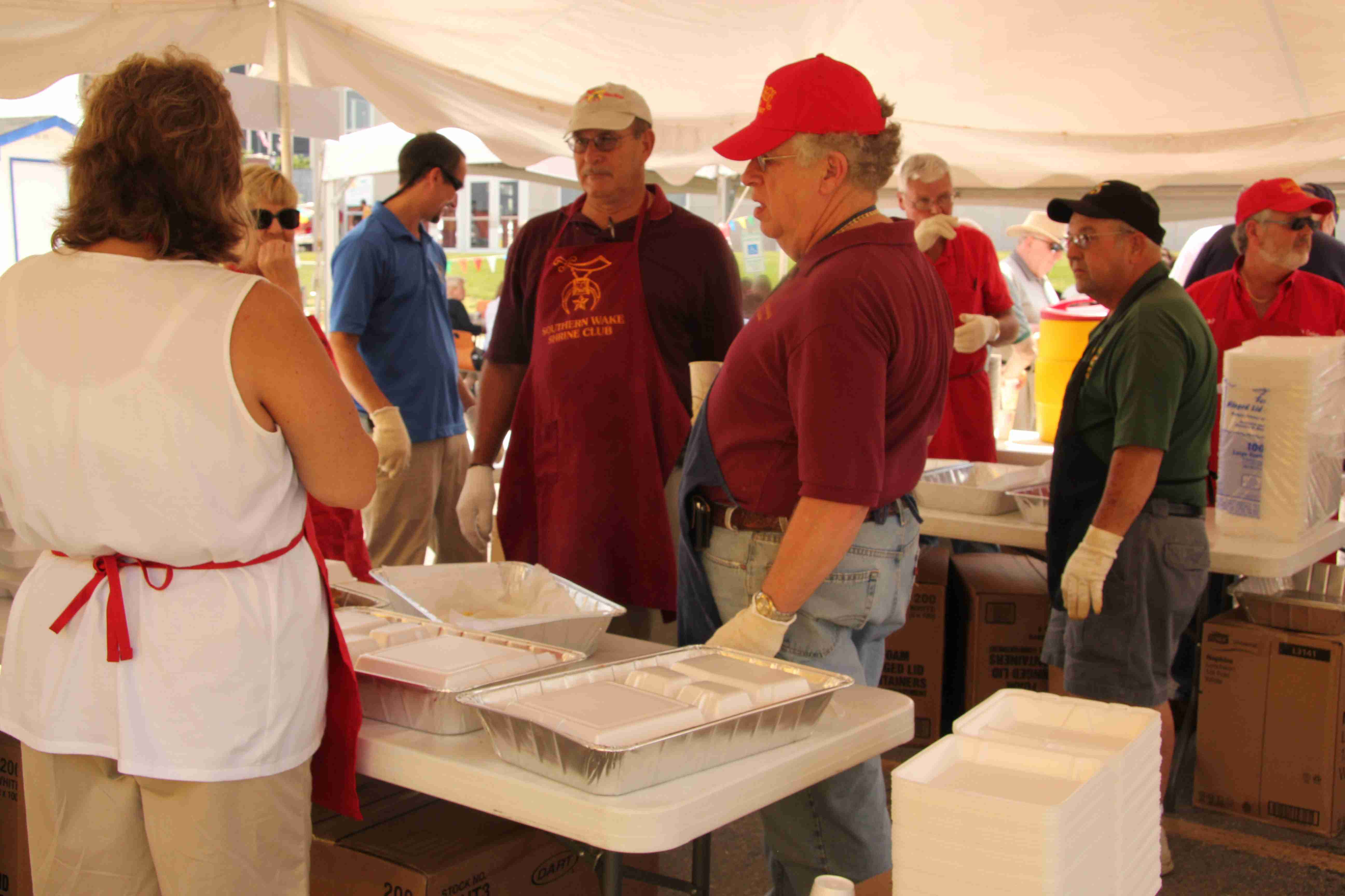 Shriners serve up N.C. seafood for a good cause