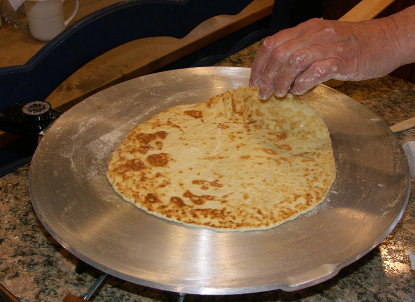 Deep Muck Big Rake » Breaking in the lefse grill
