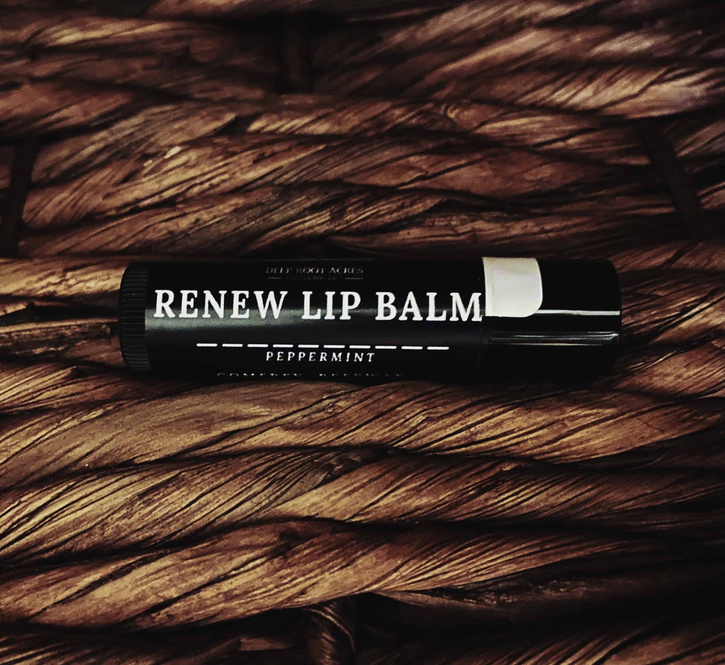 Renew Lip Balm Peppermint Deep Root Acres