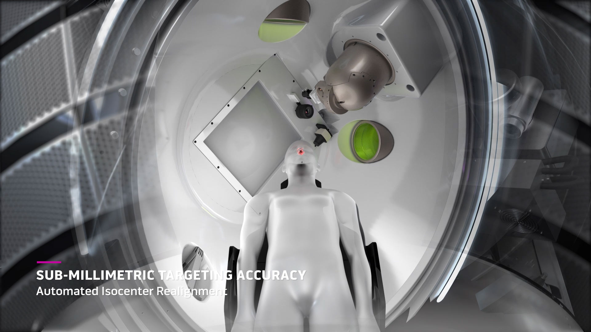 Zap X 3D Animation, 3D Medical Visualizaiton Deep Sky