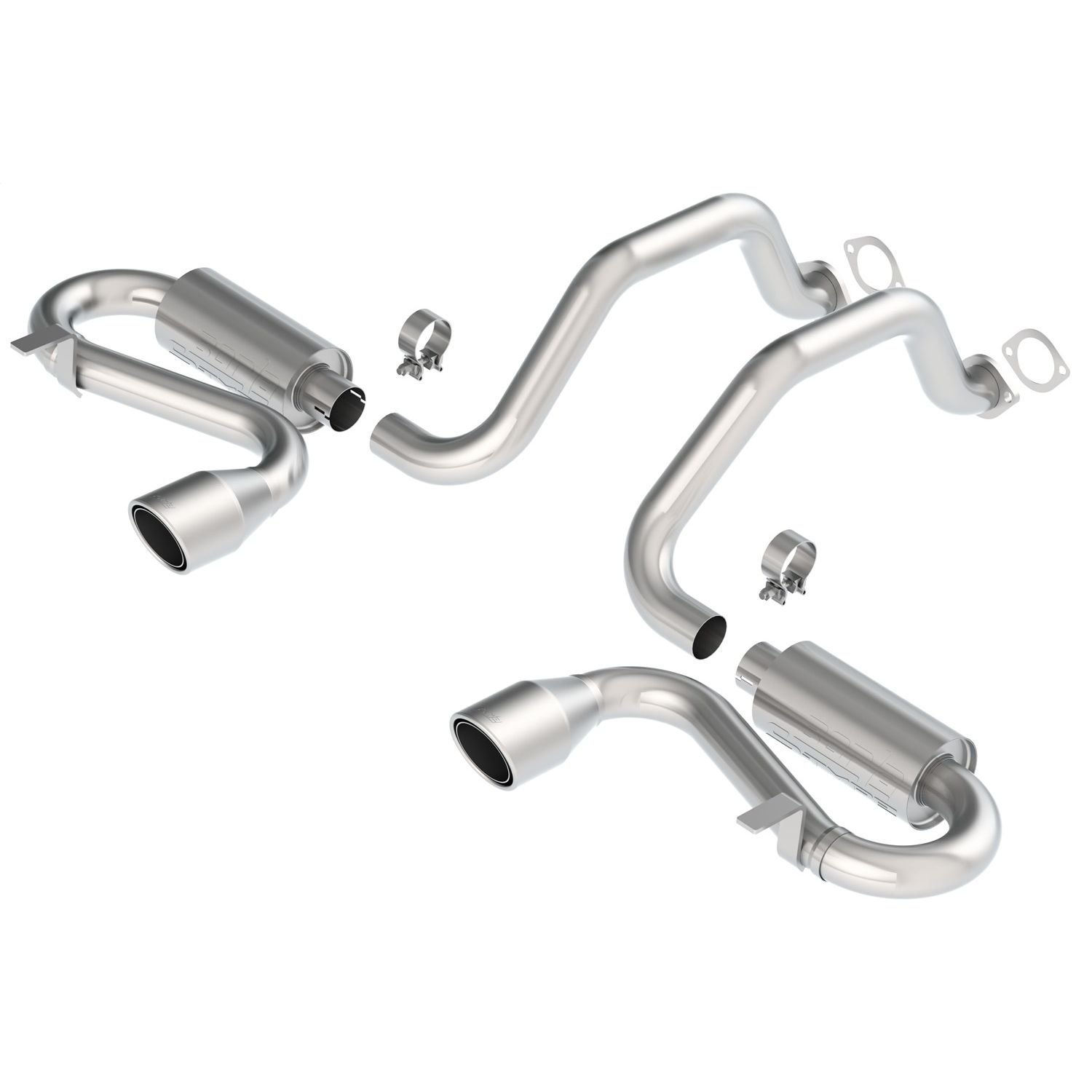 199704 Corvette Z06 C5 CatBack System SType Classic Deep Stage