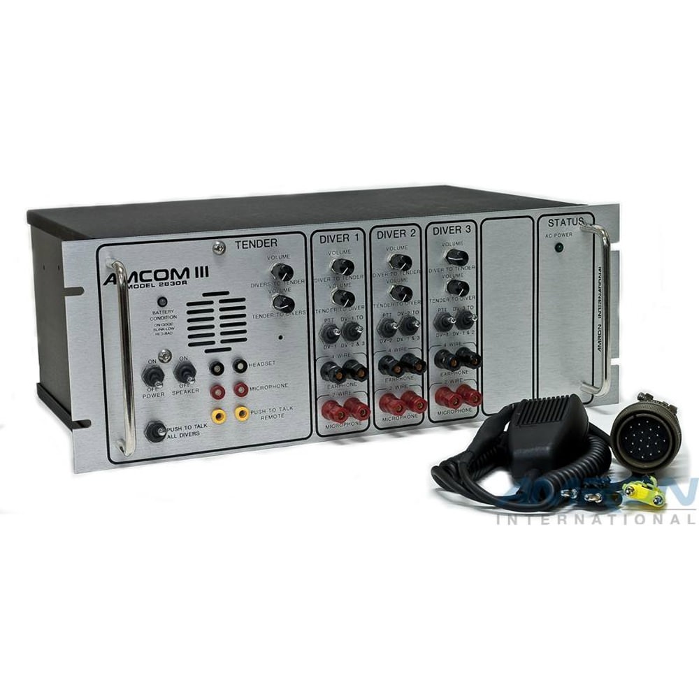 Amron International ™ III 3Diver Rack Mount Communicator Deeptech