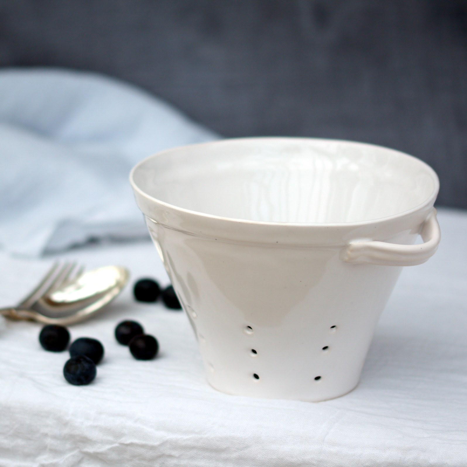 Handmade Ceramic Colander Dee Puddy