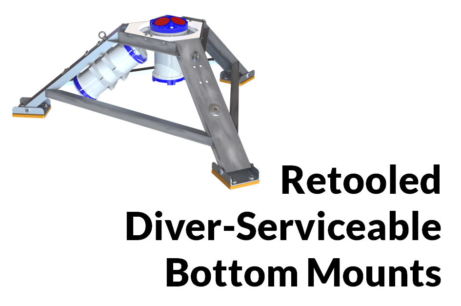 Retooled DiverServiceable Bottom Mount for Coastal ADCP Deployment