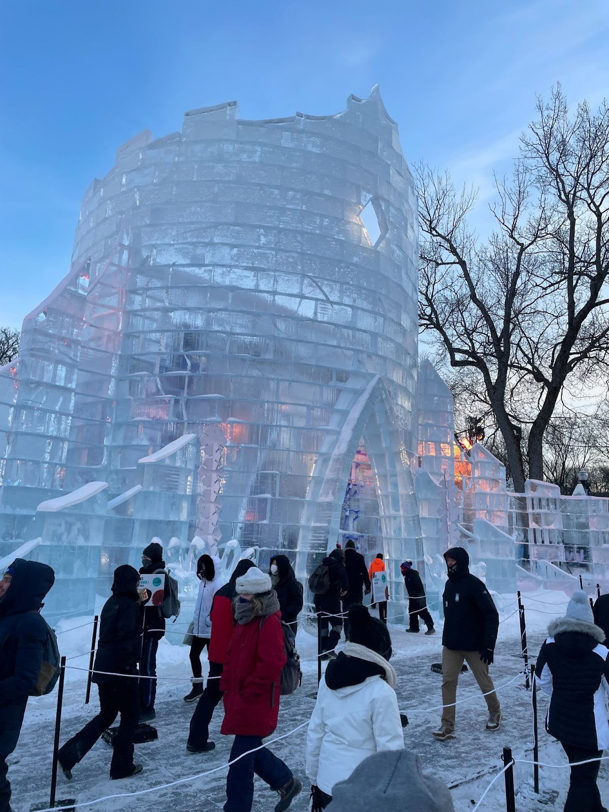 Quebec Winter Carnival Ice Sculptures