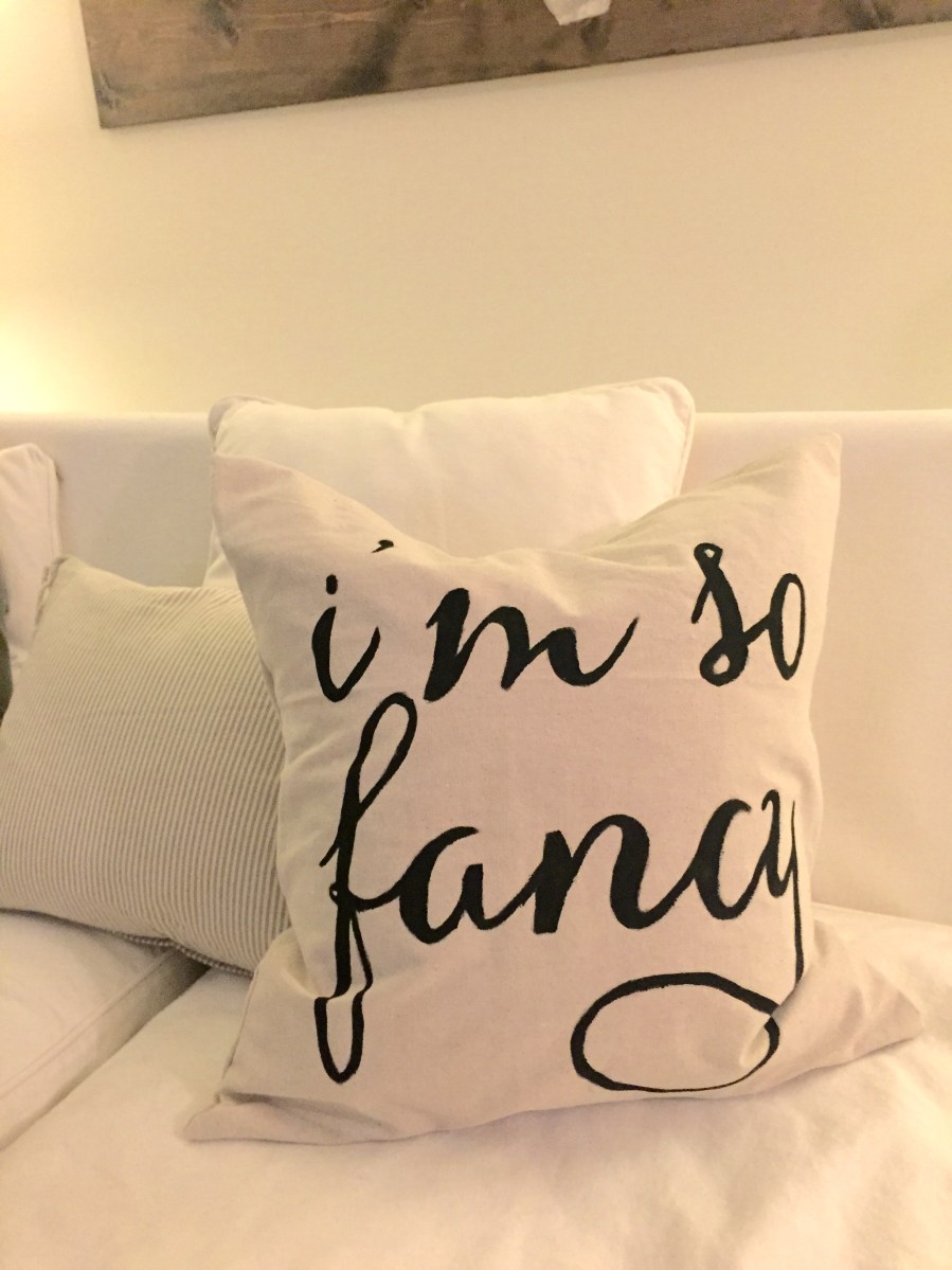 DIY drop cloth pillow covers Deerly Crafted