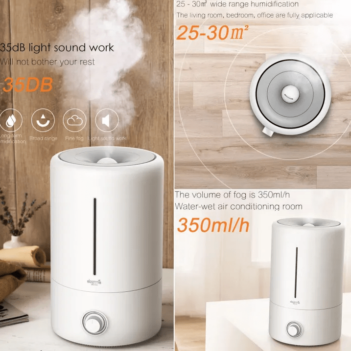 Deerma F628 5L Humidifier Rotating Mist diffuser Humidifier Air