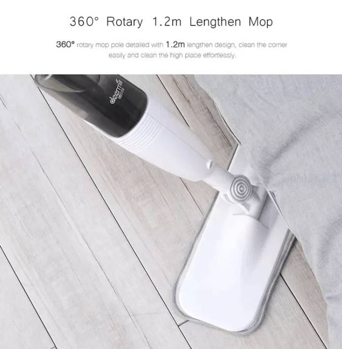 Deerma TB500 Water Spray Mop 360 Degrees Rotating 350mL Water Tank Mop