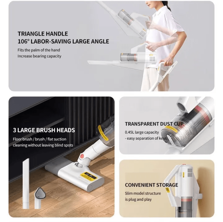 Deerma DX888 Vacuum Cleaner Light DIY Vacuum Cleaner With Strong