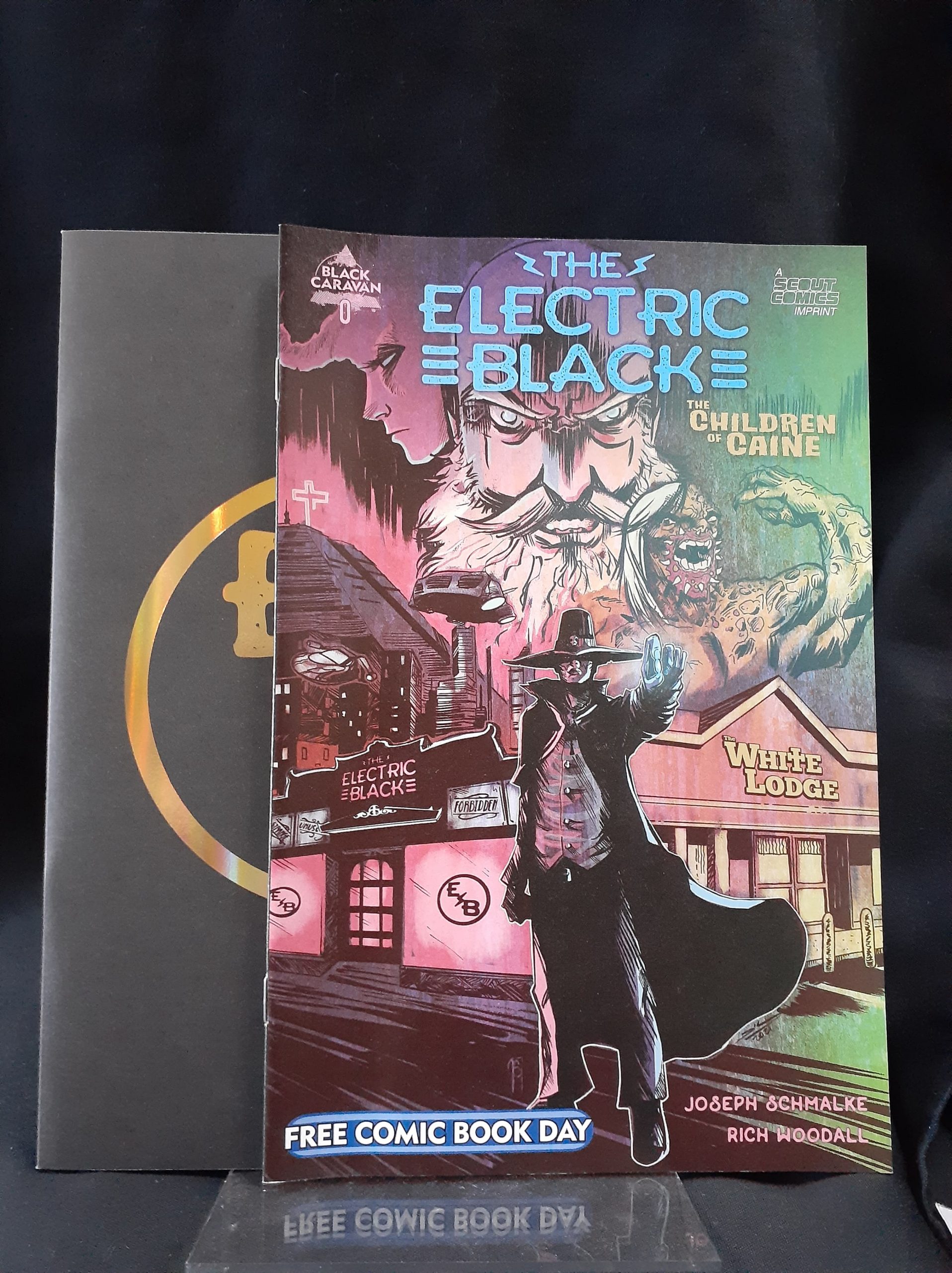 ELECTRIC BLACK 1 BLACKBOX EXCLUSIVE FOIL STAMPED COVER 2021 Dee's Comics