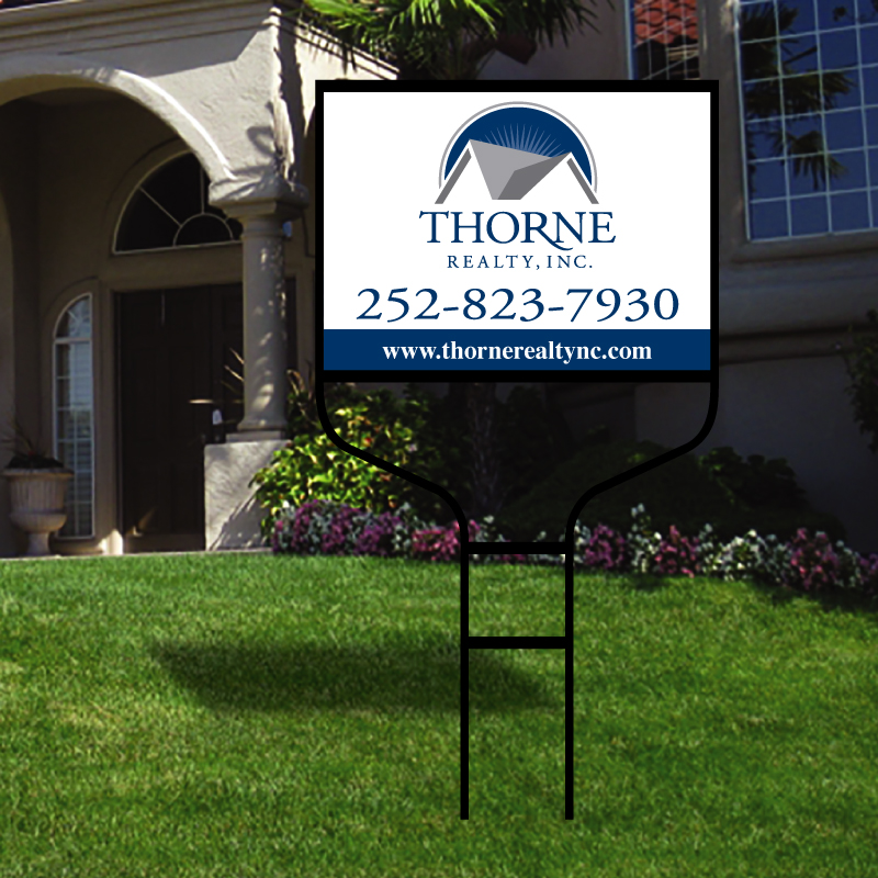 Custom Metal Frame Real Estate Yard Signs Dee Sign®