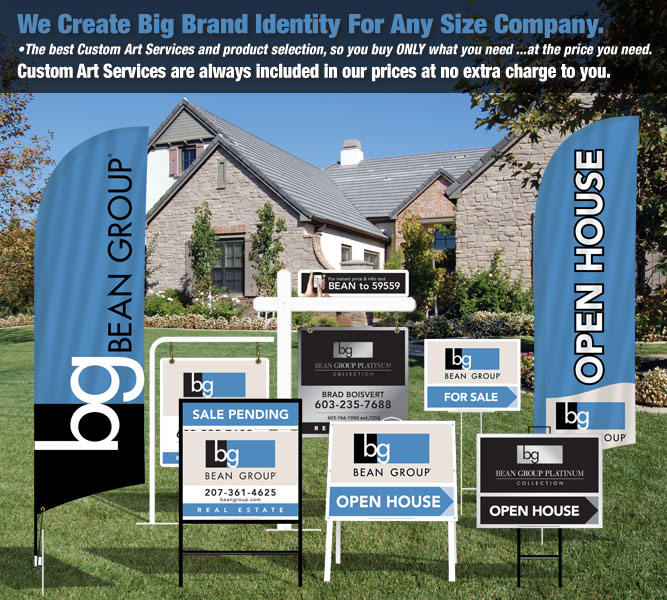 DeeSign Real Estate Signs Open House Signs Name Riders Feather Flags