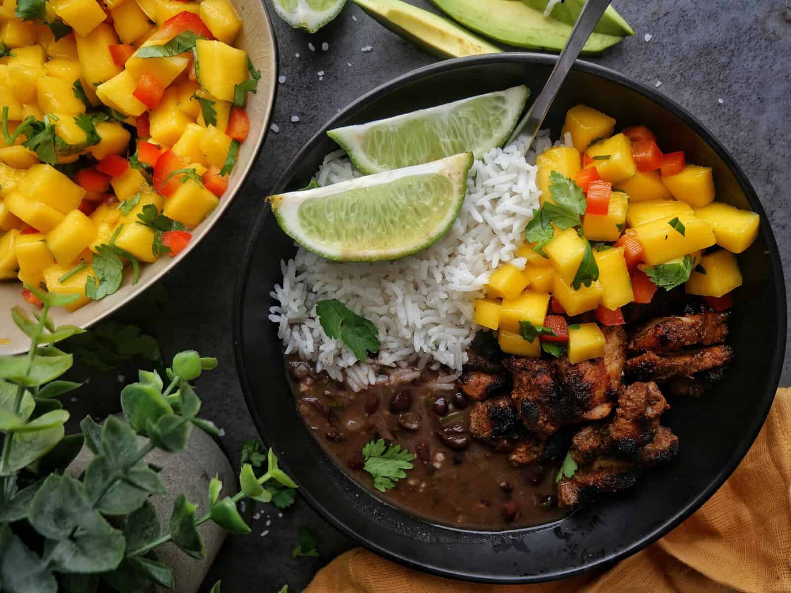 Jerk Chicken Bowl Dee's Little Kitchn