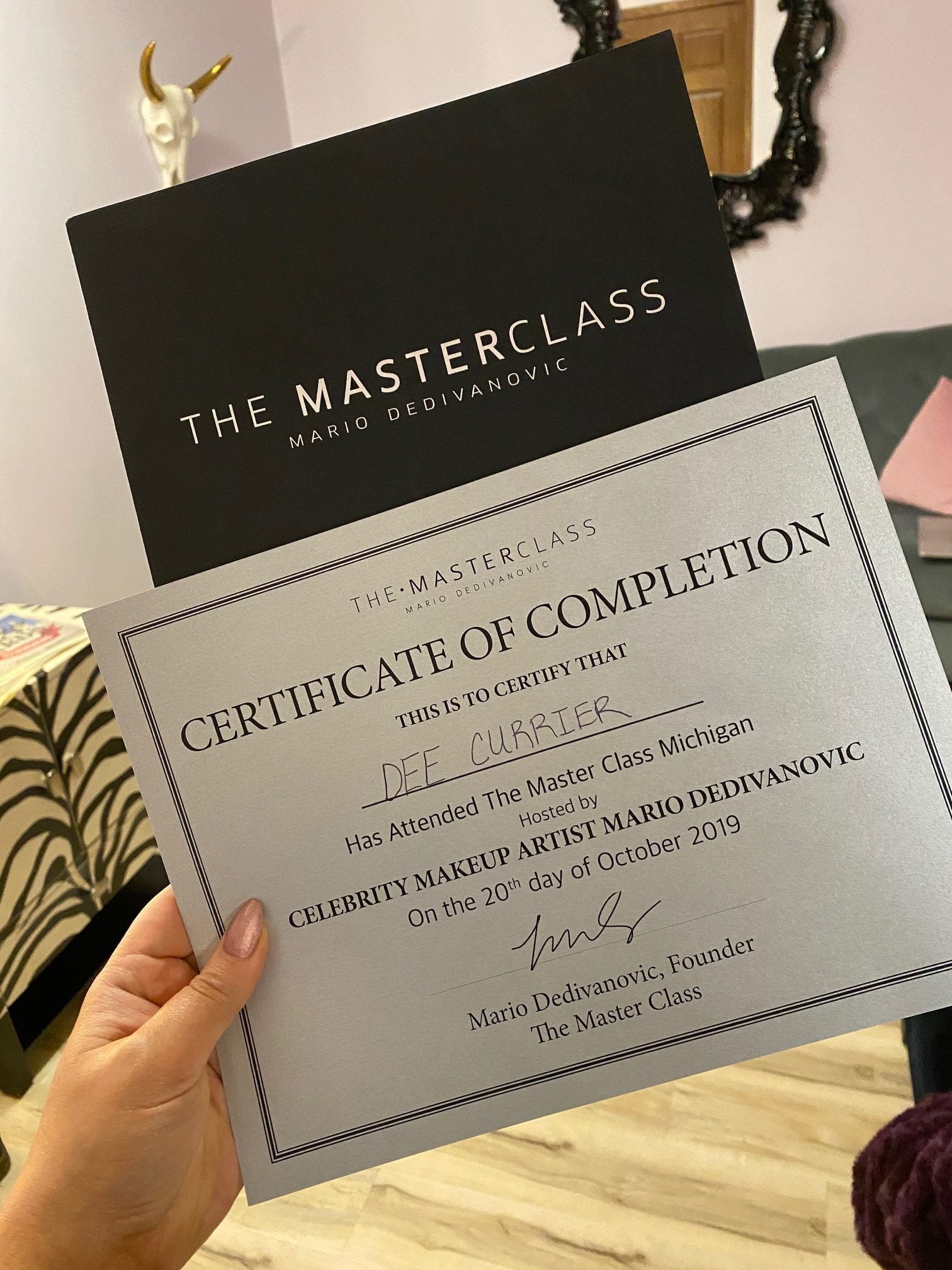 Certificate For Makeup Artist Mugeek Vidalondon