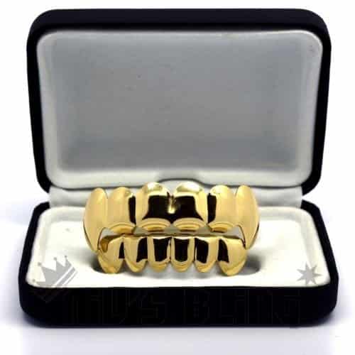 Vampire Fang Grillz Wow, A Cheap 14K Gold Set!