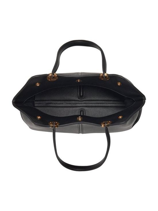 Black Dernlie Shoulder Bag by Dune London