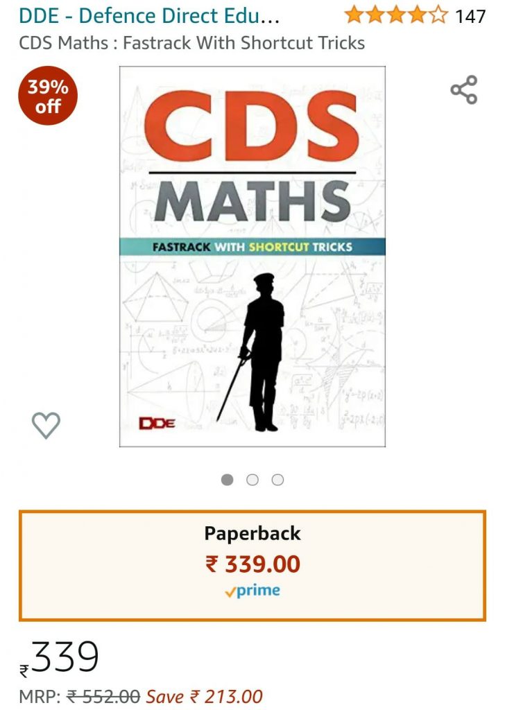 CDS Maths Blueprint, Strategy, Short cut Tricks DDE