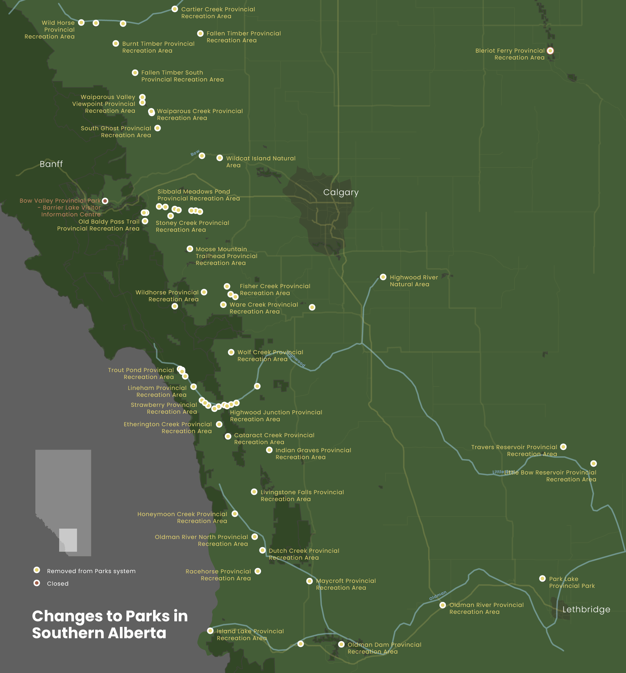 Map Of Alberta National Parks Defend Alberta Parks Get a Lawn Sign in Calgary